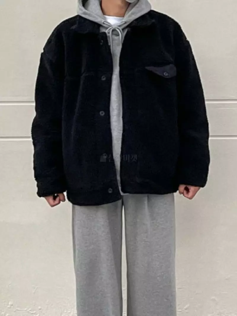 Edison Store - Korean Women Fashion - #shopsmall - Fleece Treker Jacket - 3