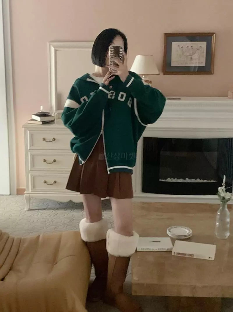 Edison Store - Korean Women Fashion - #thatsdarling - Boston Zip-up - 4