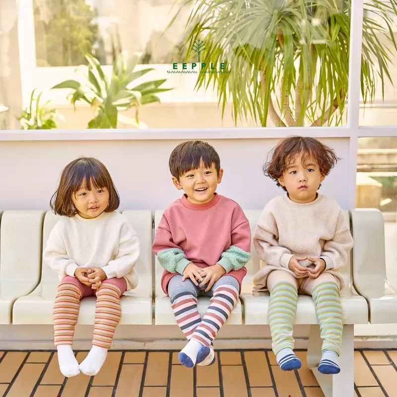 Eepple - Korean Children Fashion - #Kfashion4kids - Line Warmer Leggings - 11