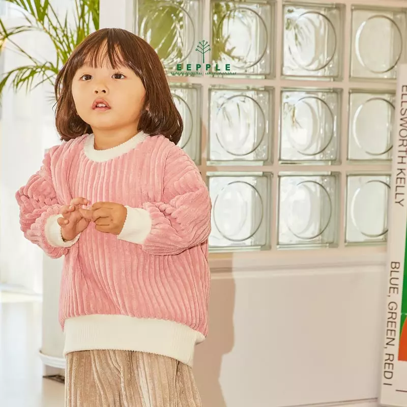 Eepple - Korean Children Fashion - #childofig - Embo Sweatshirt - 11