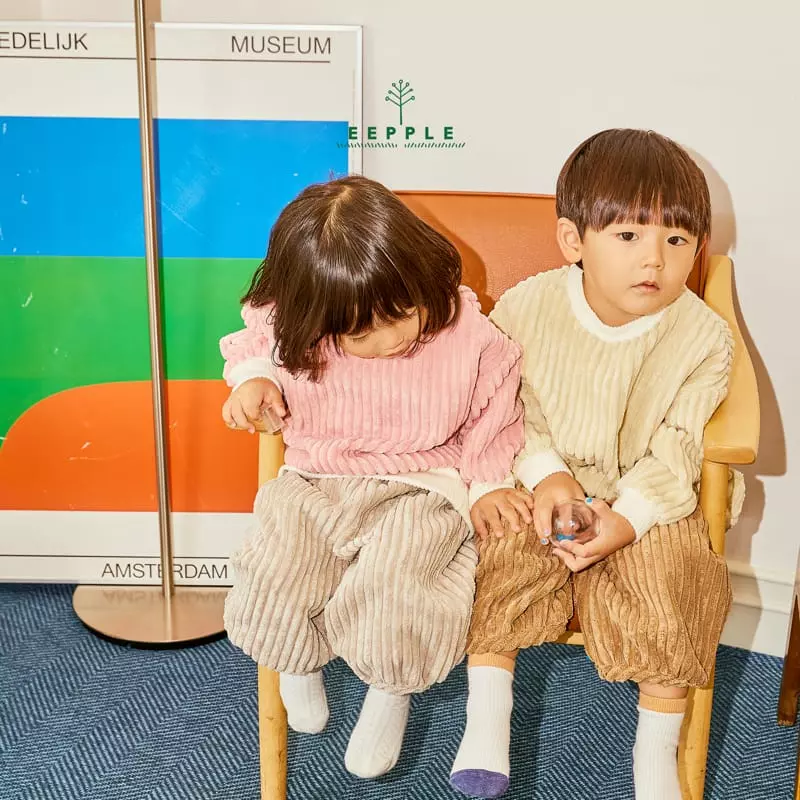 Eepple - Korean Children Fashion - #designkidswear - Embo Pot Pants - 7