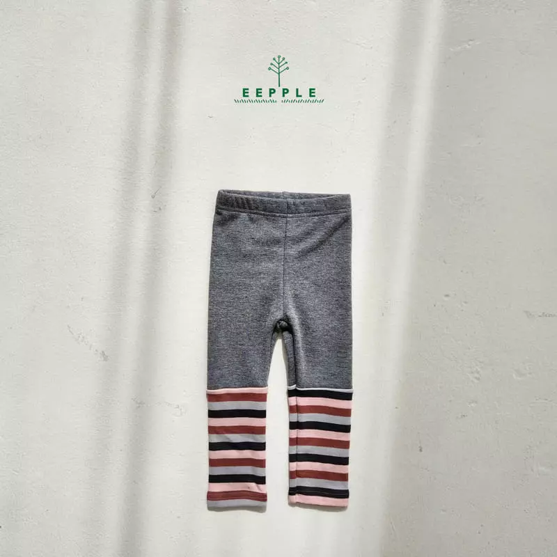 Eepple - Korean Children Fashion - #designkidswear - Line Warmer Leggings - 5
