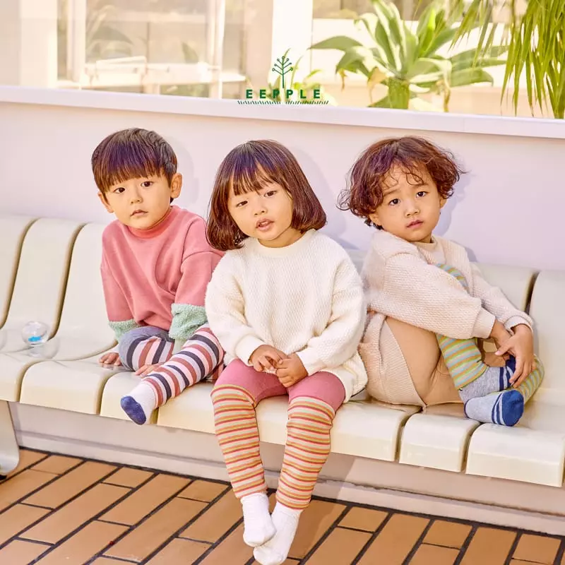 Eepple - Korean Children Fashion - #kidsshorts - Line Warmer Leggings - 8
