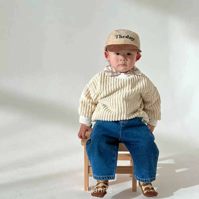 Eepple - Korean Children Fashion - #kidsshorts - Embo Sweatshirt - 3