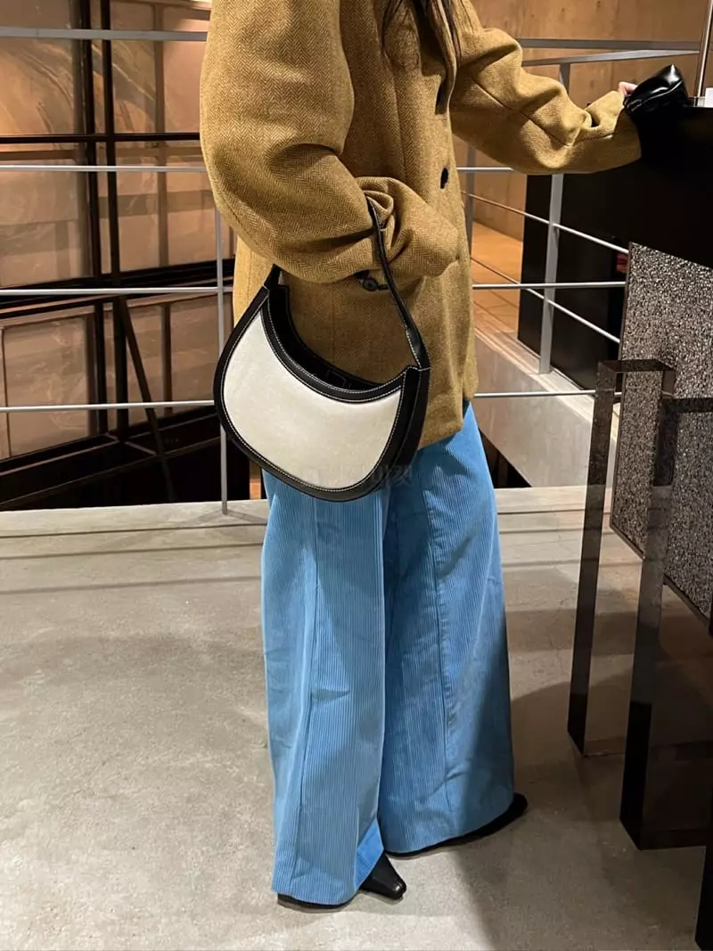 Egg Is - Korean Women Fashion - #momslook - Corduroy Pants - 7