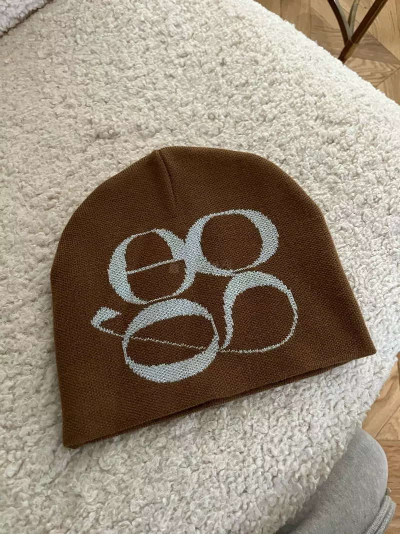 Egg Is - Korean Women Fashion - #momslook - Logo Beanie