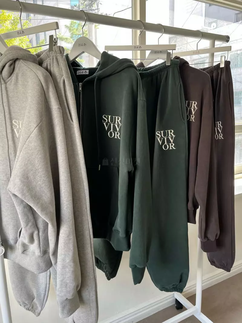 Egg Is - Korean Women Fashion - #momslook - Survival Hoody Zip-up - 8
