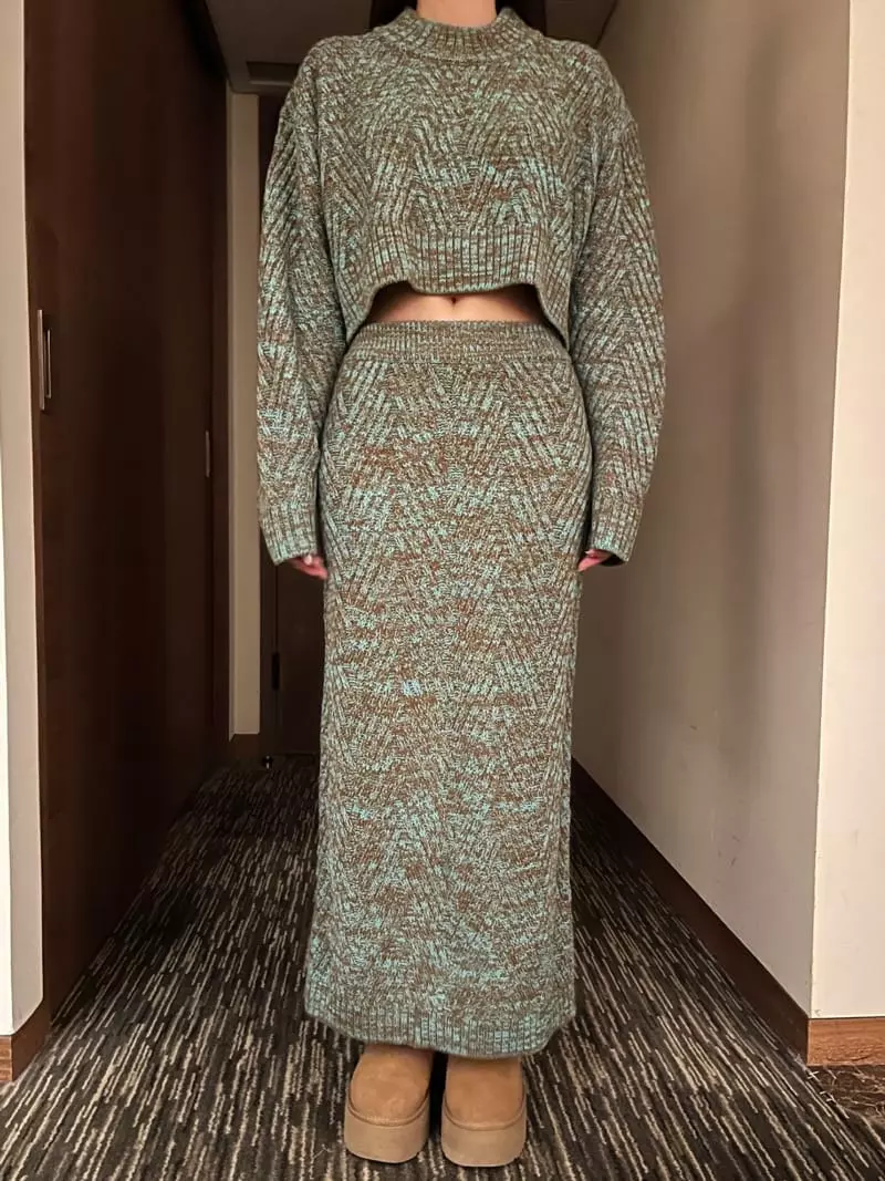 Egg Is - Korean Women Fashion - #momslook - Fave Knit Set up - 8