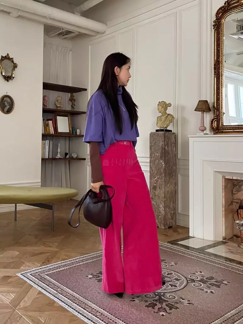 Egg Is - Korean Women Fashion - #thelittlethings - Corduroy Pants - 2