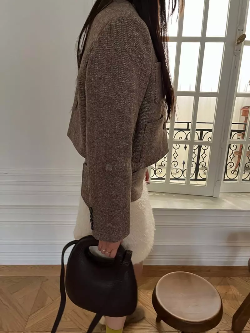 Egg Is - Korean Women Fashion - #vintageinspired - Herring Jacket - 4