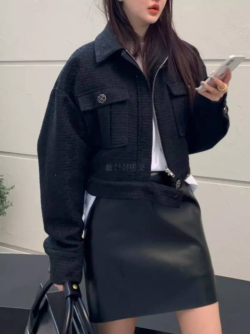 Egg Is - Korean Women Fashion - #womensfashion - Allo Twid Jumper - 6