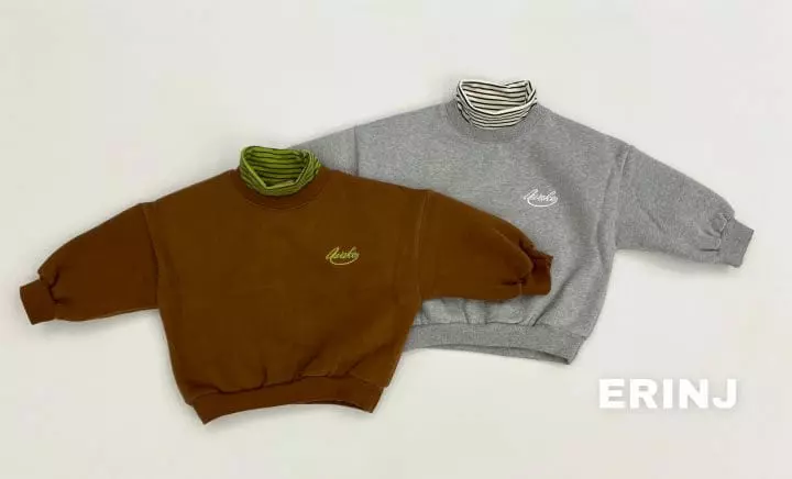 Erin J - Korean Children Fashion - #Kfashion4kids - Turtleneck Sweatshirt