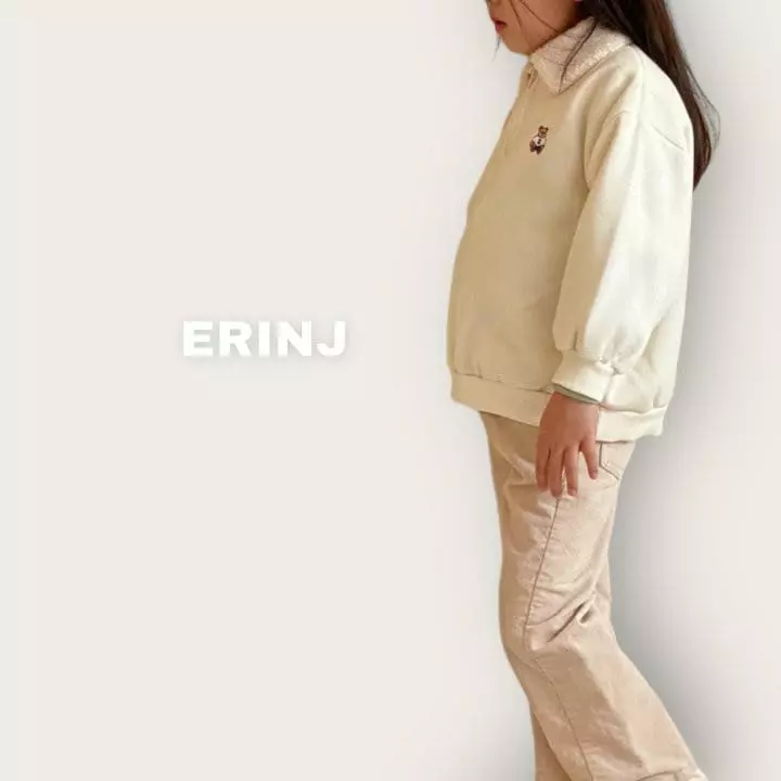 Erin J - Korean Children Fashion - #designkidswear - Bear Collar Sweatshirt - 10