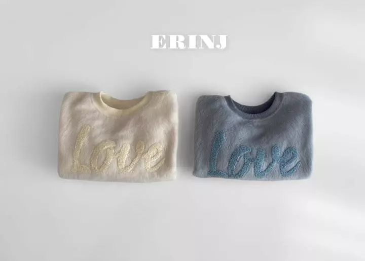 Erin J - Korean Children Fashion - #kidsshorts - Love Sweatshirt - 2