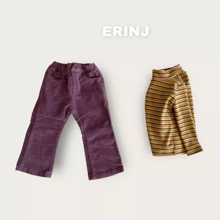 Erin J - Korean Children Fashion - #kidzfashiontrend - Stripes Turtleneck Tee - 2