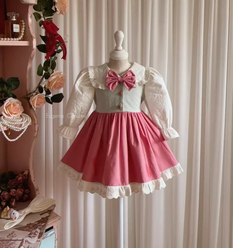 Eugenie Candies - Korean Children Fashion - #childofig - Winter Long One-piece - 2