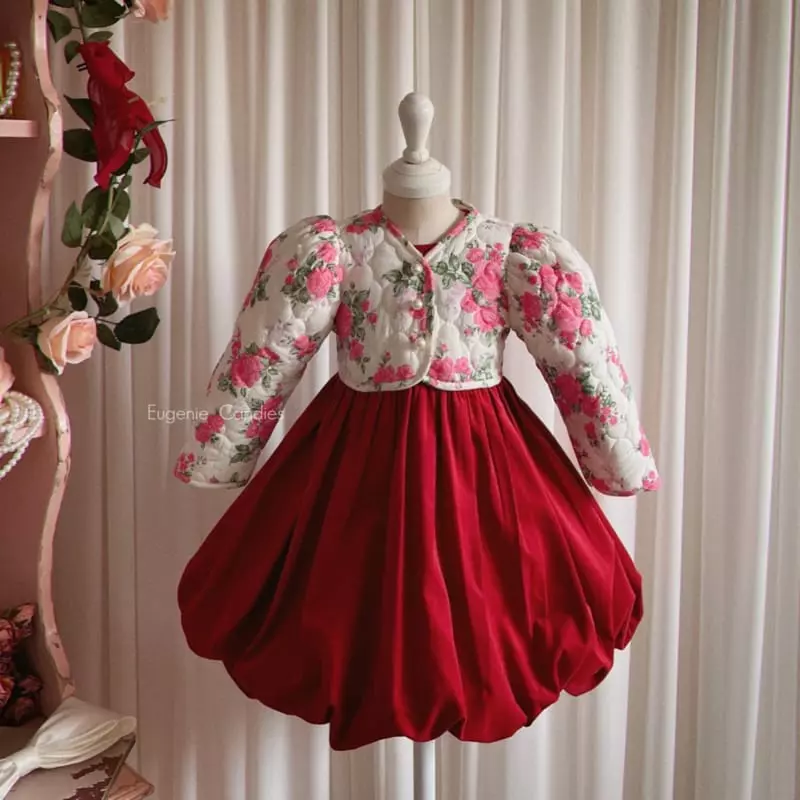 Eugenie Candies - Korean Children Fashion - #magicofchildhood - Ppea Short Jacket (Merry Check) - 11