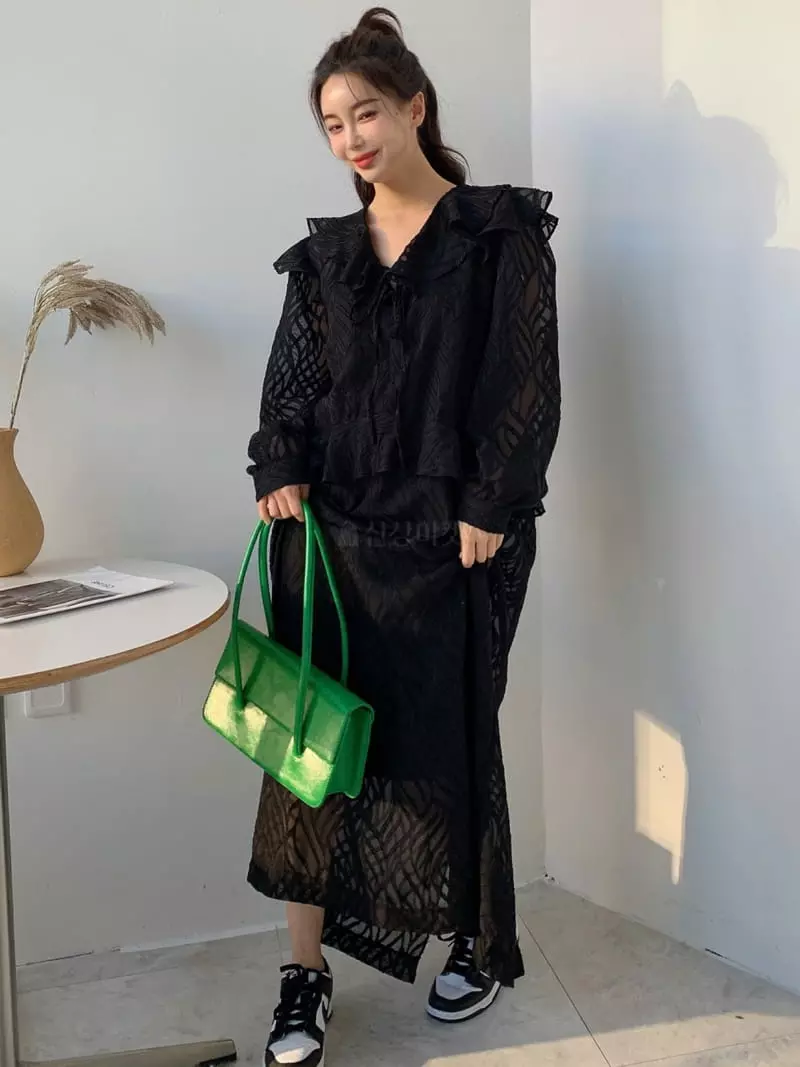 Fabric Seoul - Korean Women Fashion - #momslook - Liff Lace One-piece - 11
