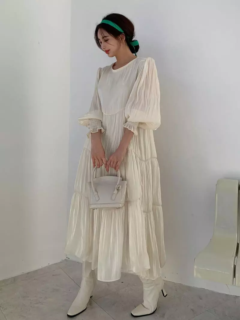 Fabric Seoul - Korean Women Fashion - #restrostyle - Meral One-piece - 5