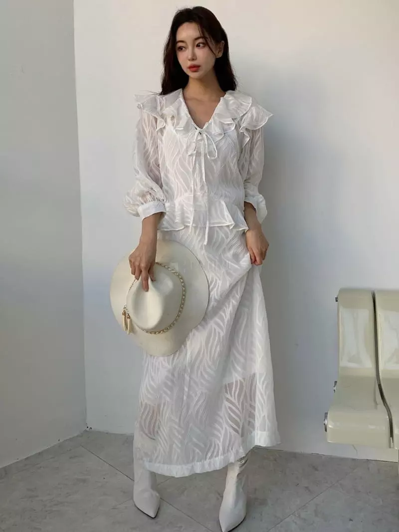 Fabric Seoul - Korean Women Fashion - #shopsmall - Liff Lace One-piece - 8