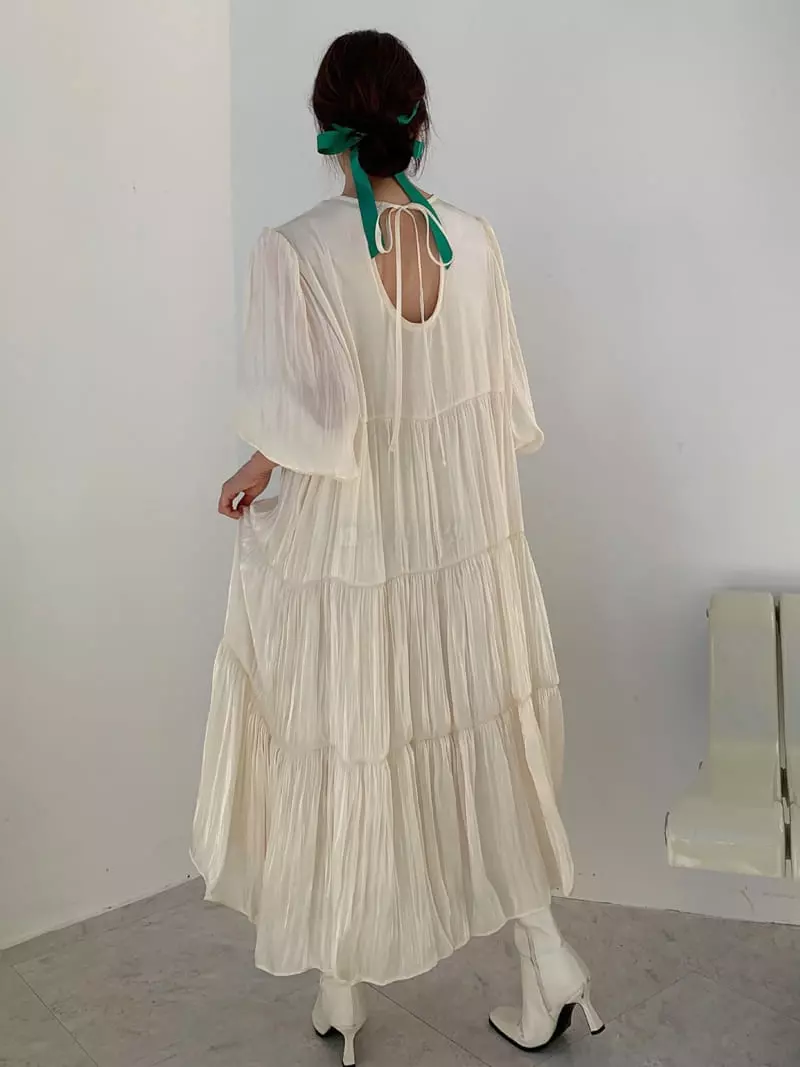Fabric Seoul - Korean Women Fashion - #vintagekidsstyle - Meral One-piece - 3