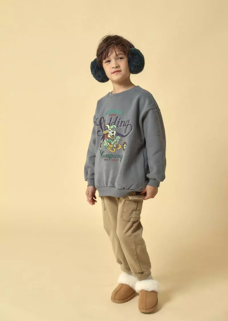 Fashion King - Korean Children Fashion - #Kfashion4kids - Denim Fleece Pants - 7