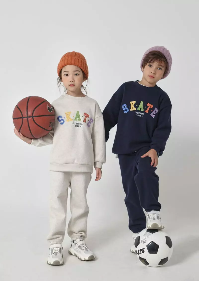 Fashion King - Korean Children Fashion - #Kfashion4kids - Skate Embrodiery Set
