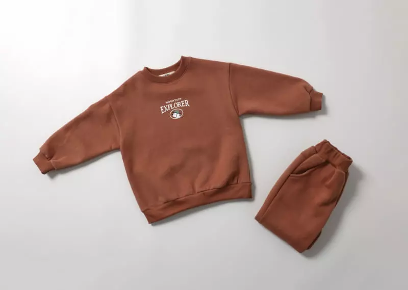 Fashion King - Korean Children Fashion - #childofig - Mountain Bear Top Bottom Set - 11