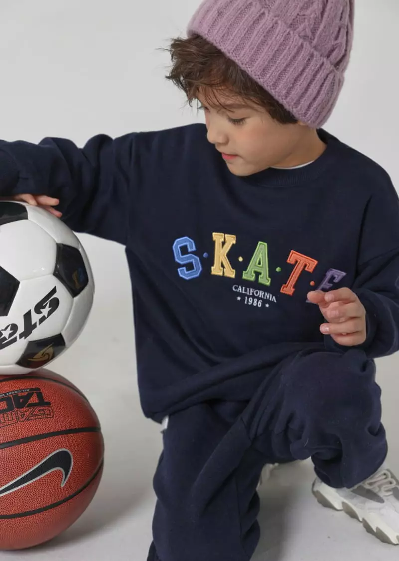 Fashion King - Korean Children Fashion - #childofig - Skate Embrodiery Set - 6