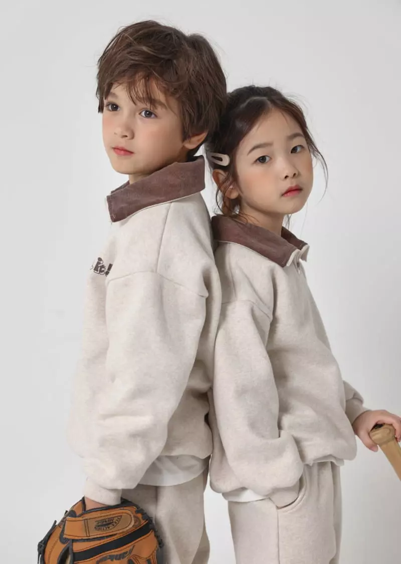 Fashion King - Korean Children Fashion - #childofig - Base Half Open Top Bottom Set - 6