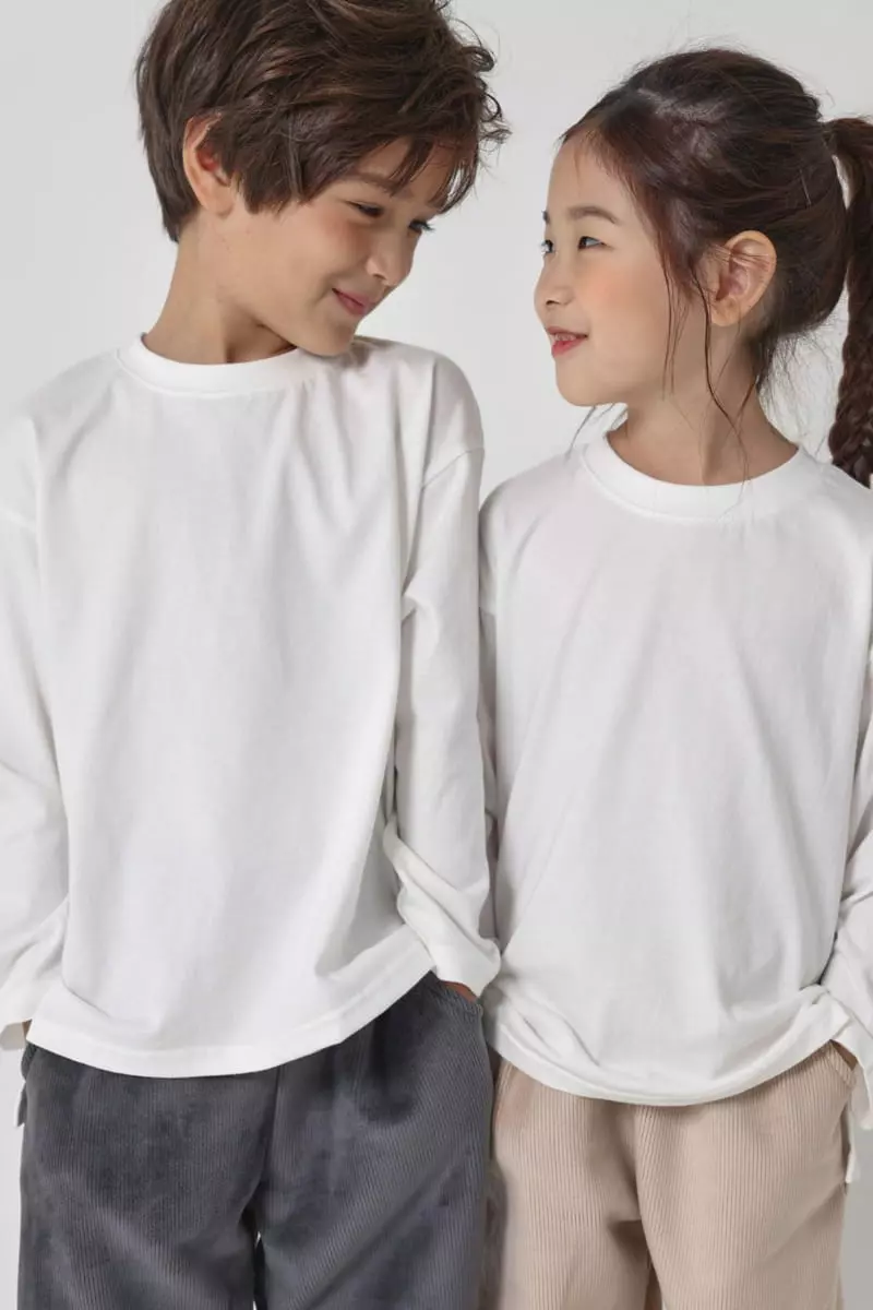 Fashion King - Korean Children Fashion - #childofig - Slit Single Tee - 5