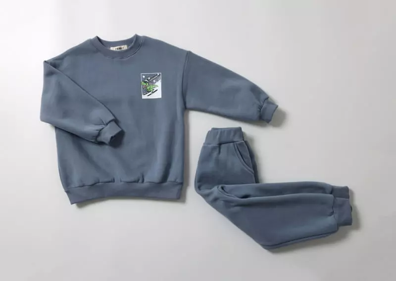 Fashion King - Korean Children Fashion - #childrensboutique - Dino Sport Top Bottom Set - 9