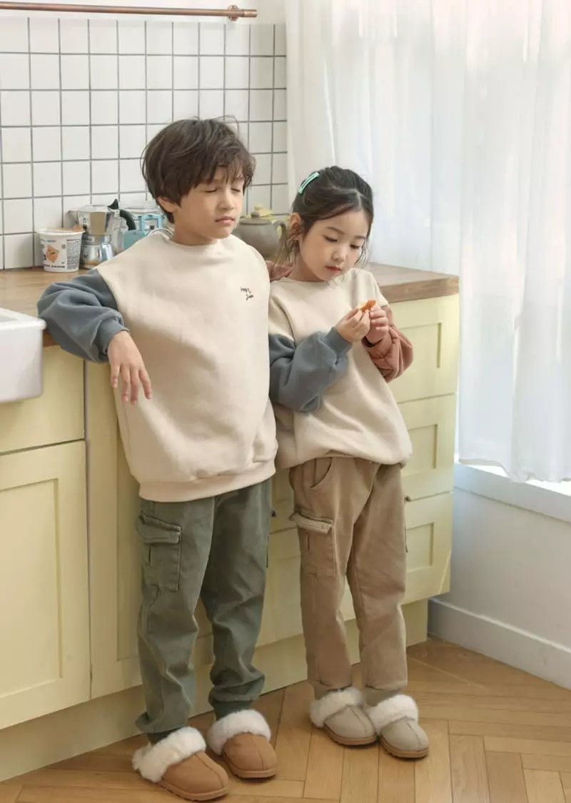 Fashion King - Korean Children Fashion - #discoveringself - Denim Fleece Pants - 2