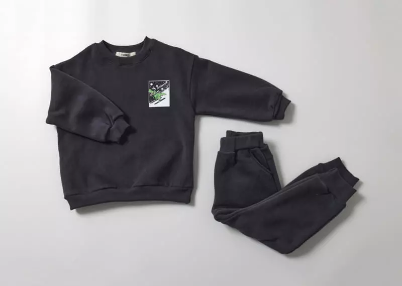Fashion King - Korean Children Fashion - #discoveringself - Dino Sport Top Bottom Set - 11