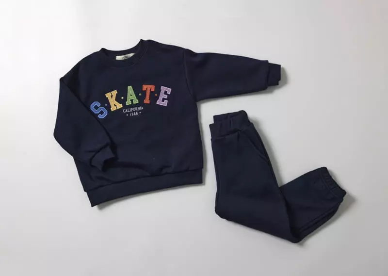 Fashion King - Korean Children Fashion - #discoveringself - Skate Embrodiery Set - 10