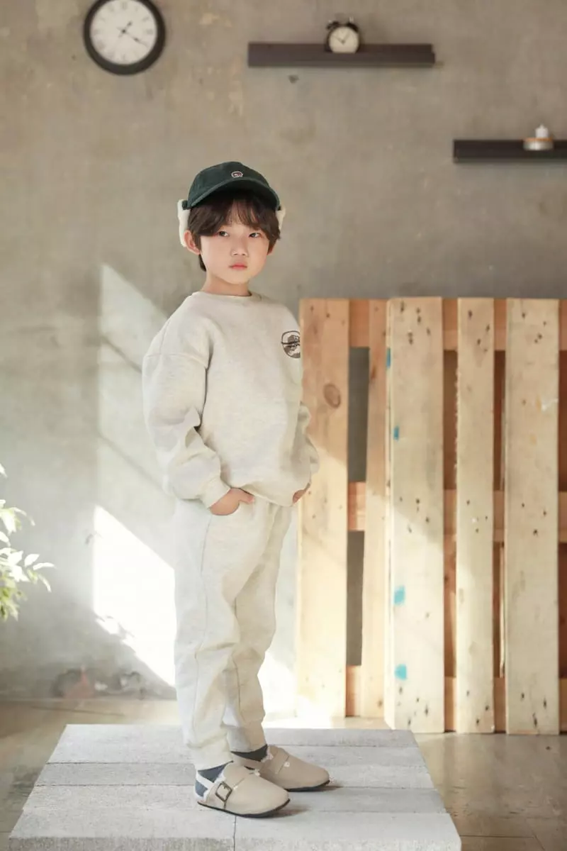 Fashion King - Korean Children Fashion - #discoveringself - Jurassic Fleece Top Bottom Set - 7