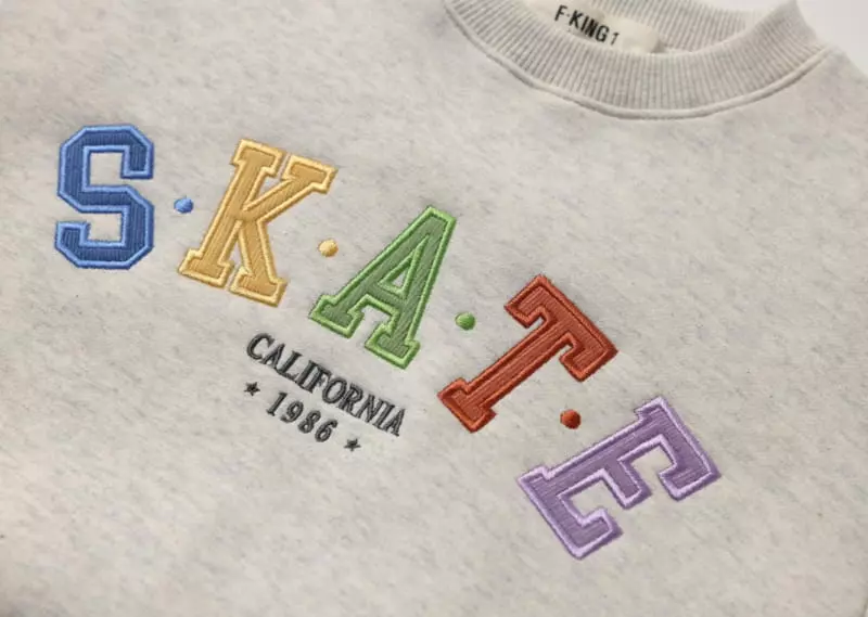 Fashion King - Korean Children Fashion - #kidsshorts - Skate Embrodiery Set - 12