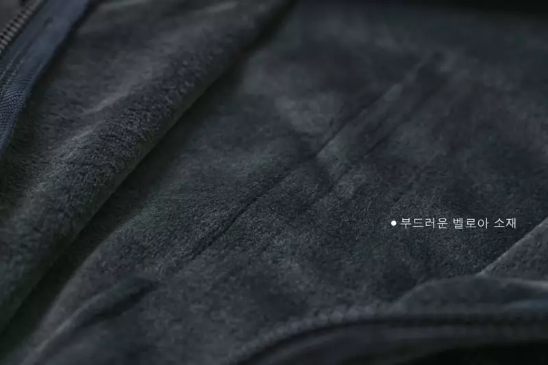 Fashion King - Korean Children Fashion - #kidzfashiontrend - Turtleneck Bear Zip-up Veloure Top Bottom Set - 11