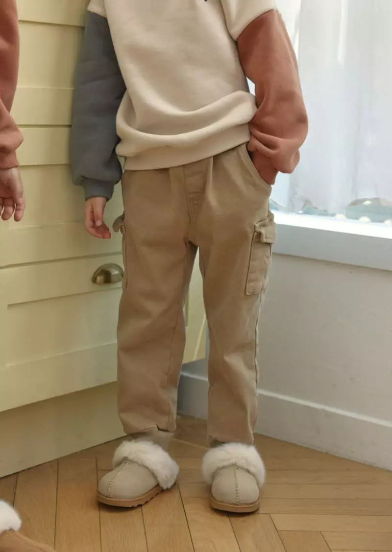 Fashion King - Korean Children Fashion - #kidzfashiontrend - Denim Fleece Pants - 6