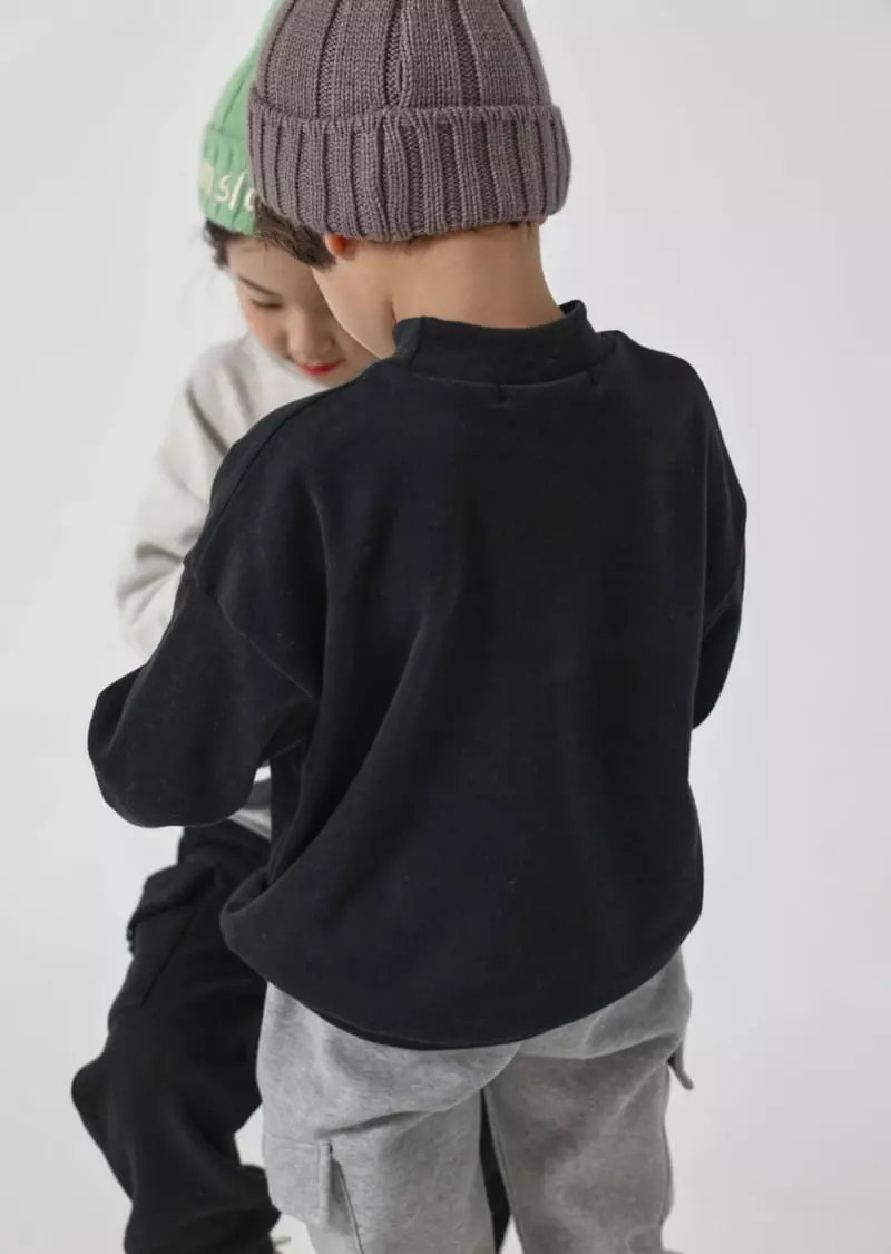 Fashion King - Korean Children Fashion - #kidzfashiontrend - Half Turtleneck Sweatshirt - 3