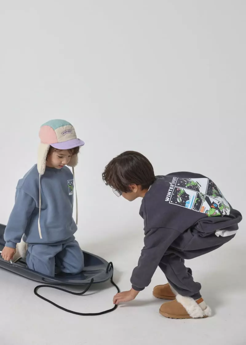Fashion King - Korean Children Fashion - #kidzfashiontrend - Dino Sport Top Bottom Set