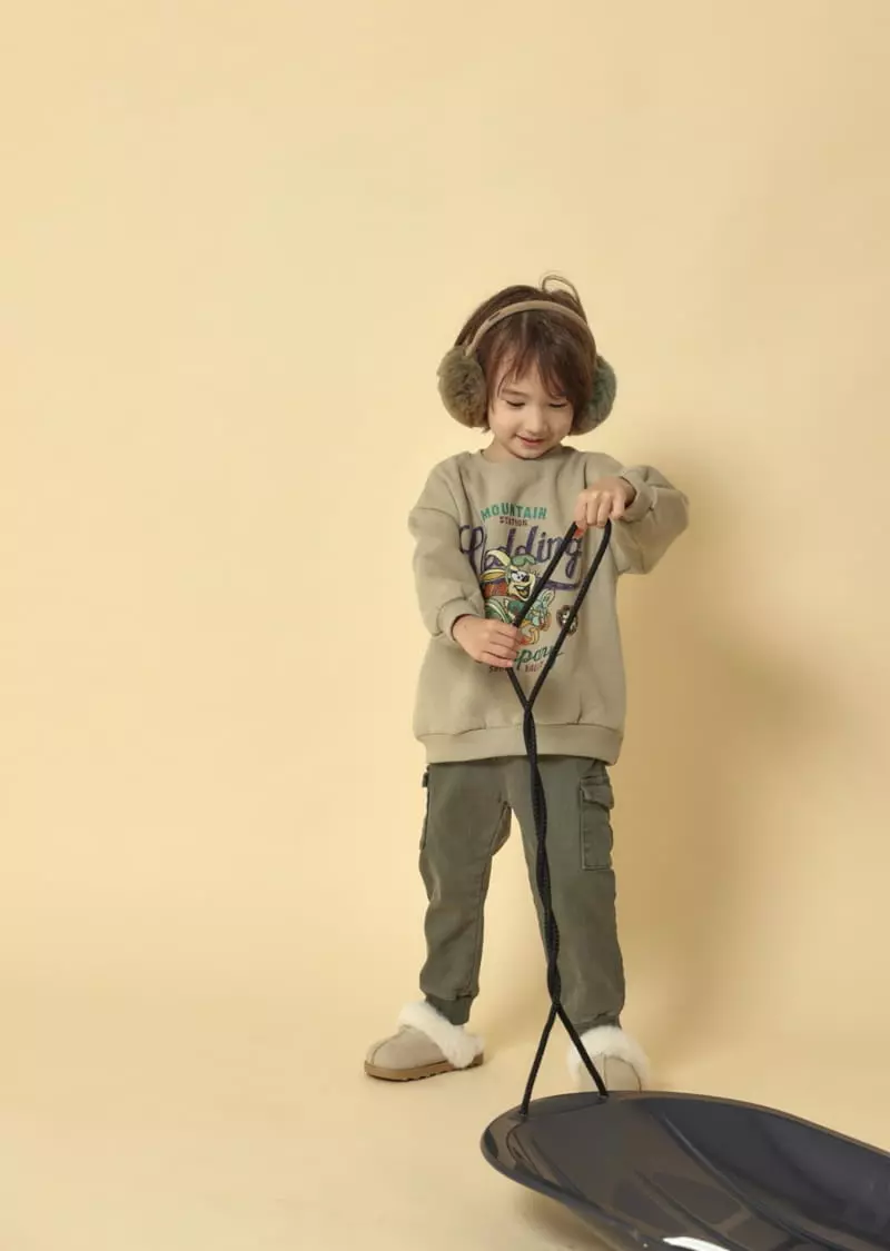 Fashion King - Korean Children Fashion - #littlefashionista - Denim Fleece Pants - 8
