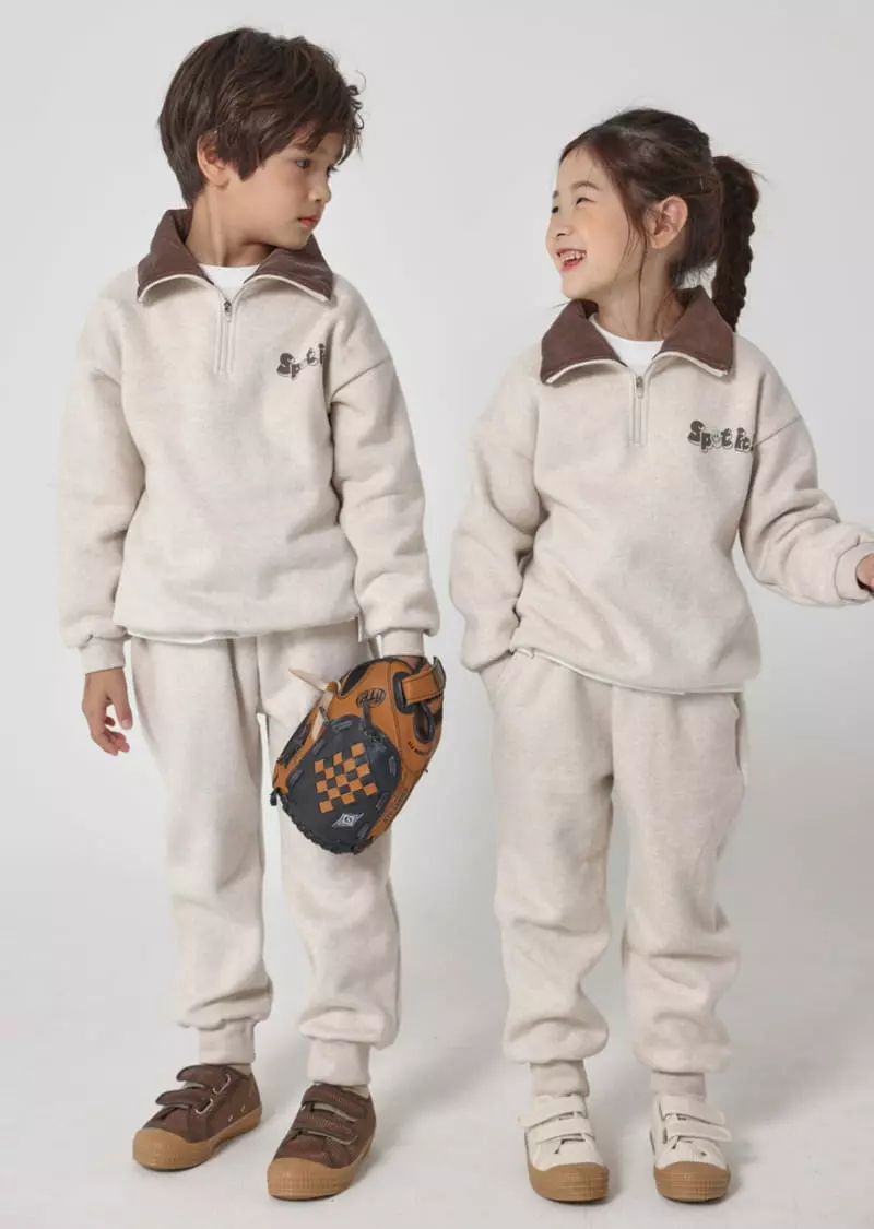 Fashion King - Korean Children Fashion - #magicofchildhood - Base Half Open Top Bottom Set - 2