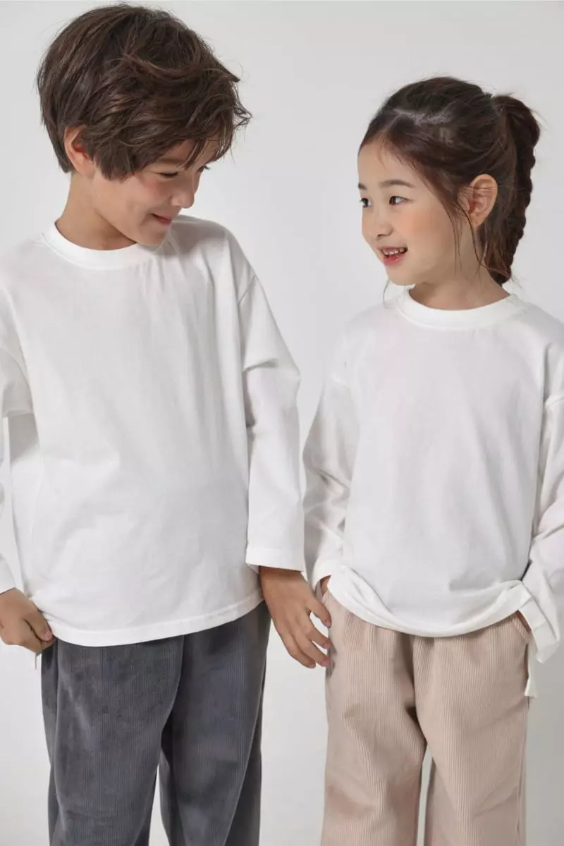 Fashion King - Korean Children Fashion - #magicofchildhood - Slit Single Tee
