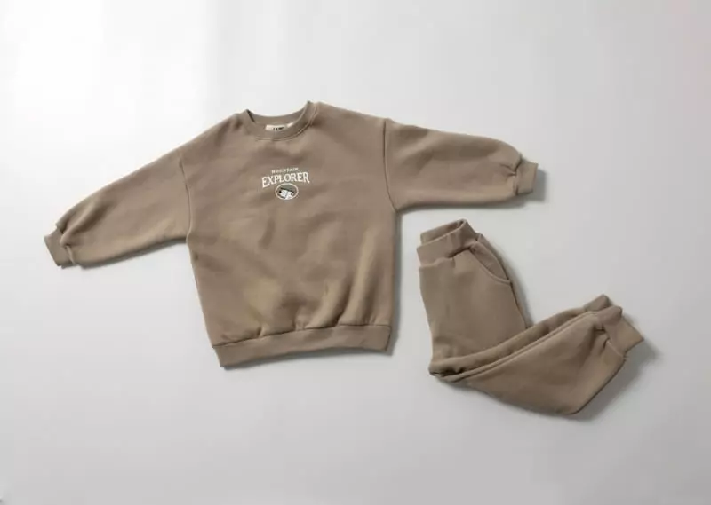 Fashion King - Korean Children Fashion - #prettylittlegirls - Mountain Bear Top Bottom Set - 9