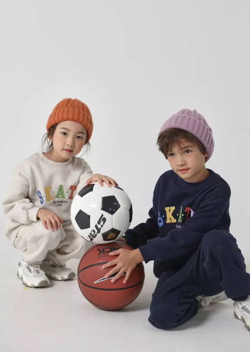 Fashion King - Korean Children Fashion - #prettylittlegirls - Skate Embrodiery Set - 5