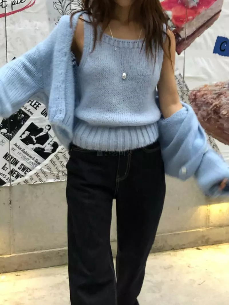 Fave - Korean Women Fashion - #momslook - Aoura Knit Tee - 7