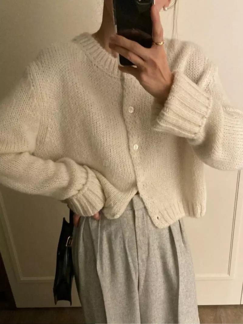 Fave - Korean Women Fashion - #womensfashion - Aurora Cardigan - 4