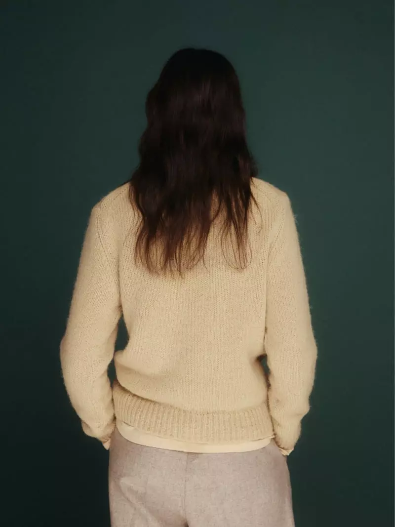 Fave - Korean Women Fashion - #womensfashion - Sander Round Knit Tee - 4