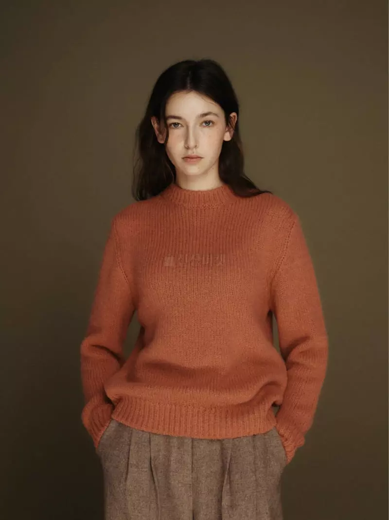 Fave - Korean Women Fashion - #momslook - Sander Round Knit Tee - 7
